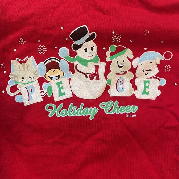 Limited too top Christmas size L 14 girls - Picture 8 of 12